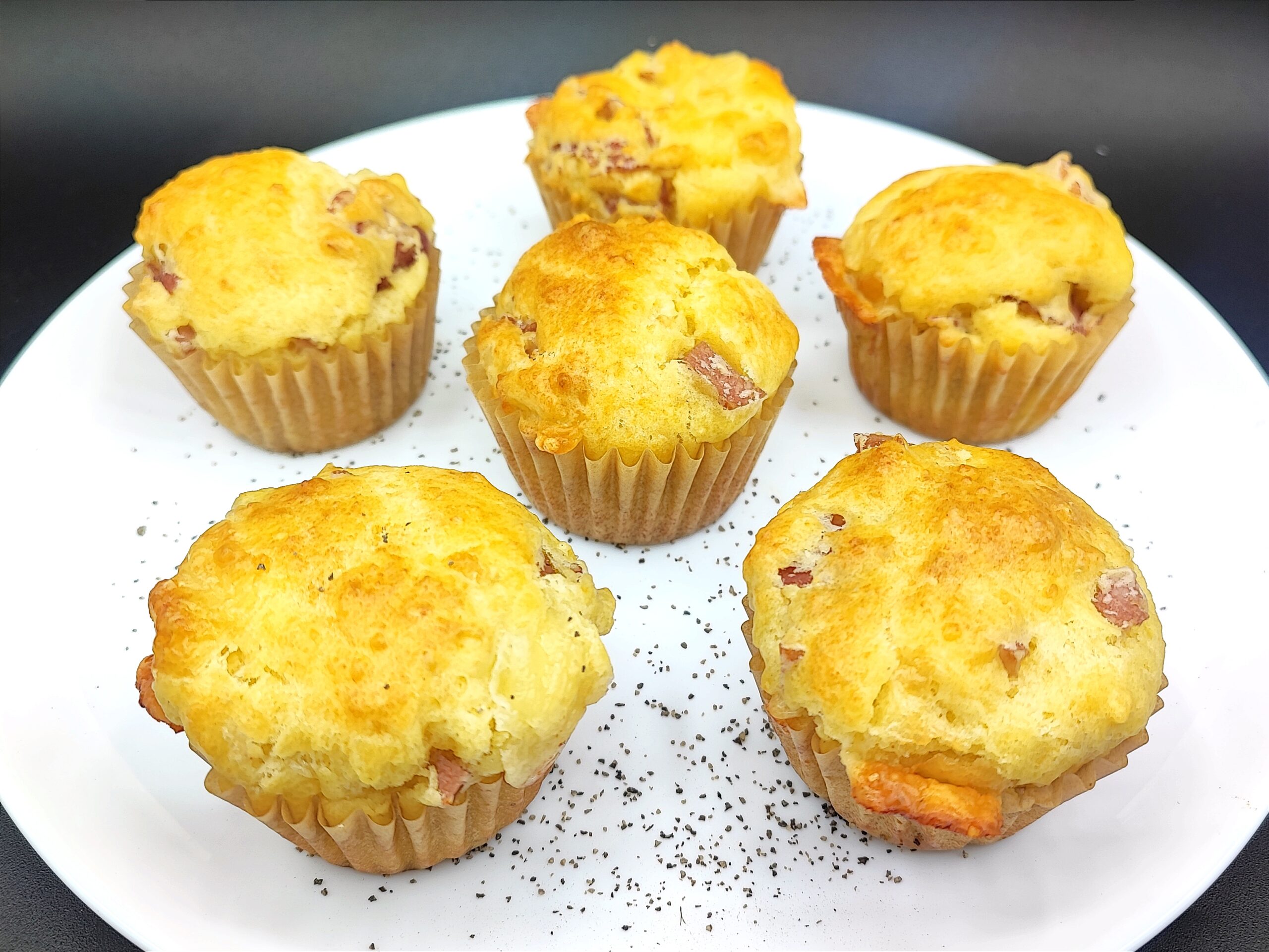 Savory Muffins with Salami