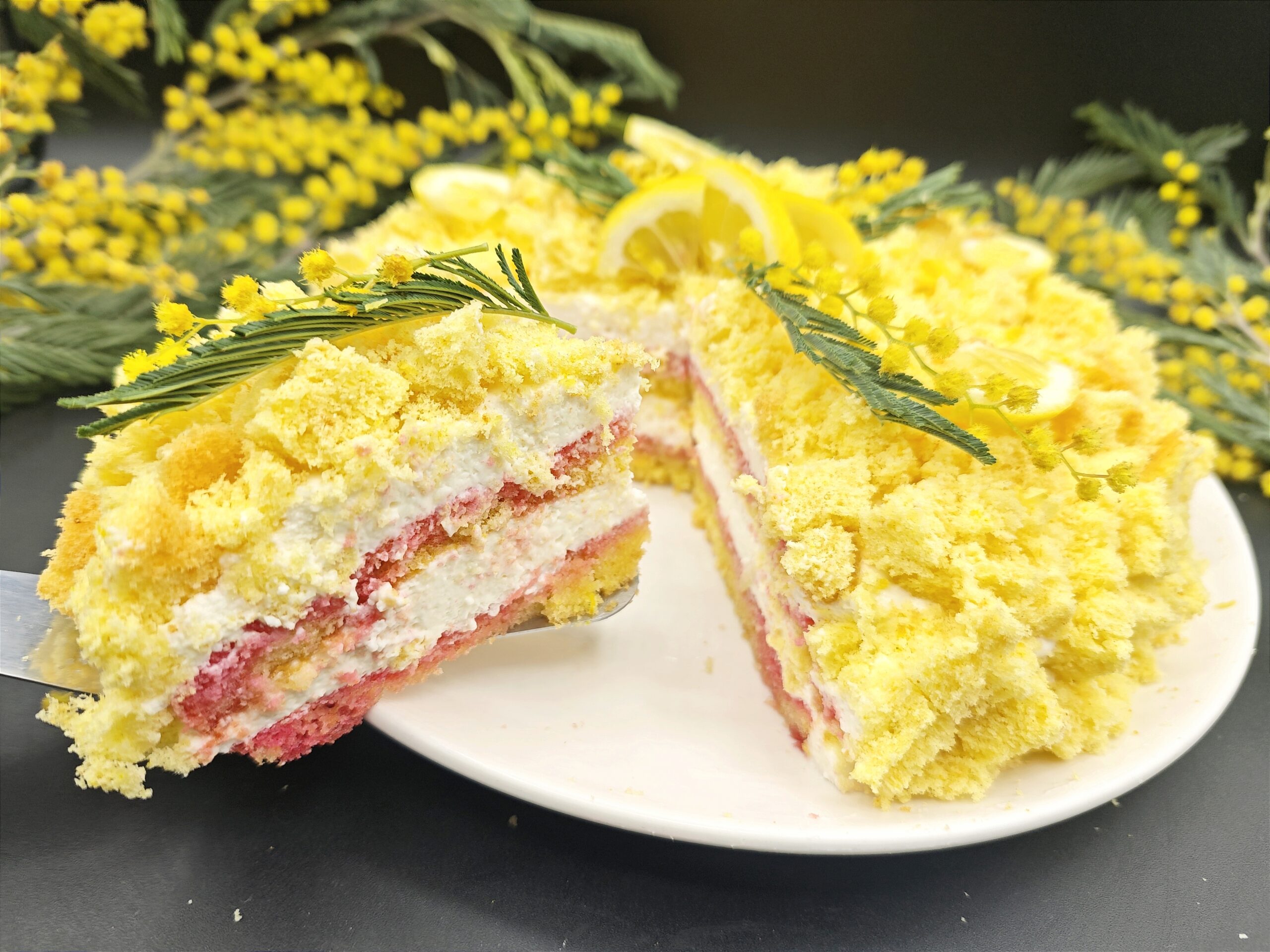 Ricotta and Lemon Mimosa Cake