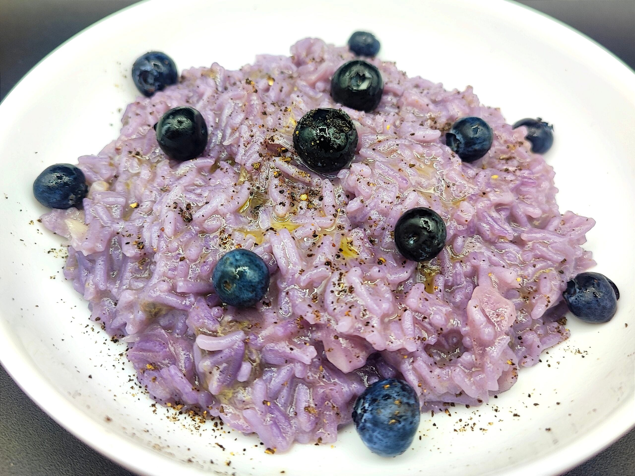 Vegan Blueberry Risotto