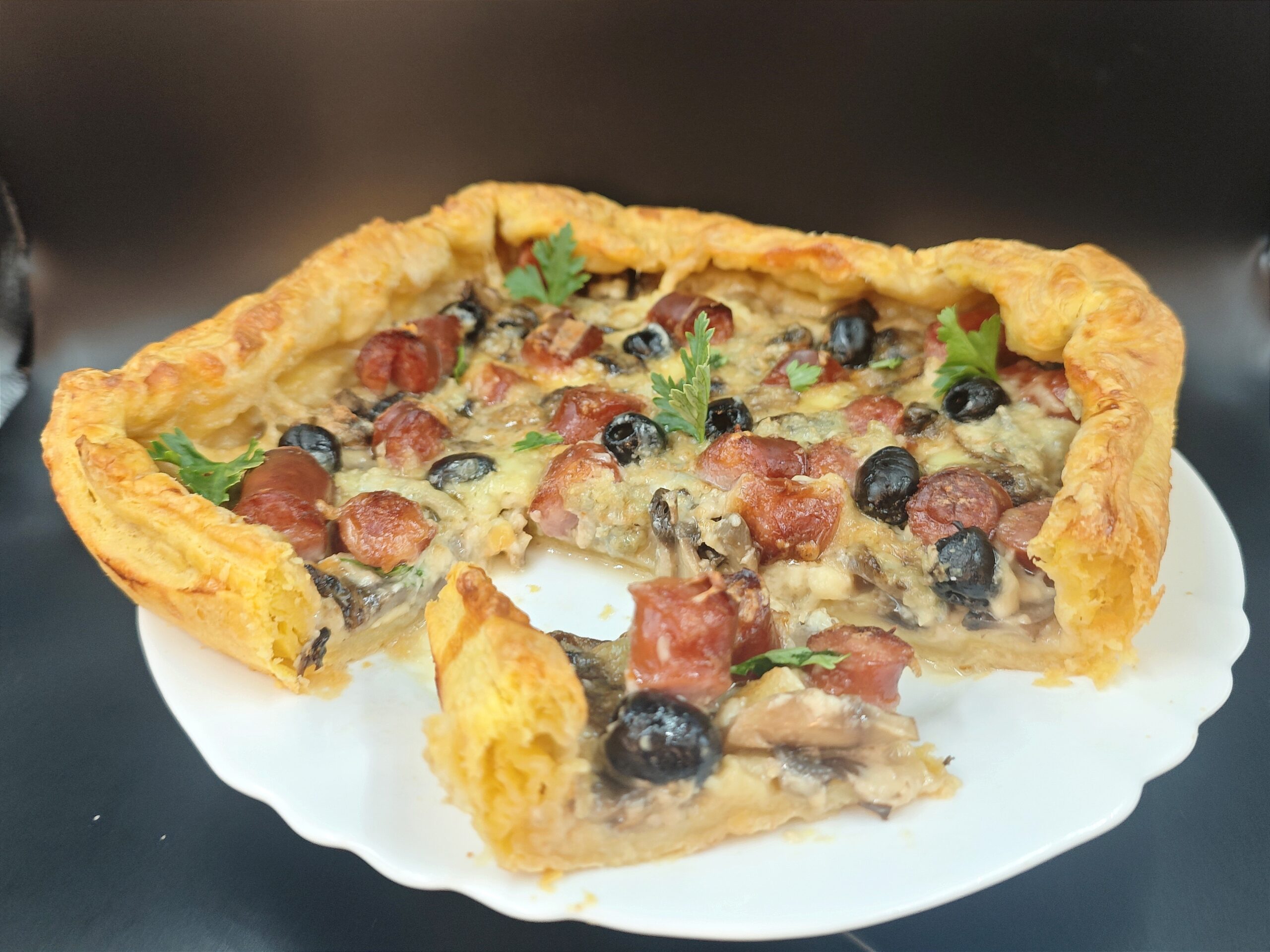 Savory Puff Pastry Tart