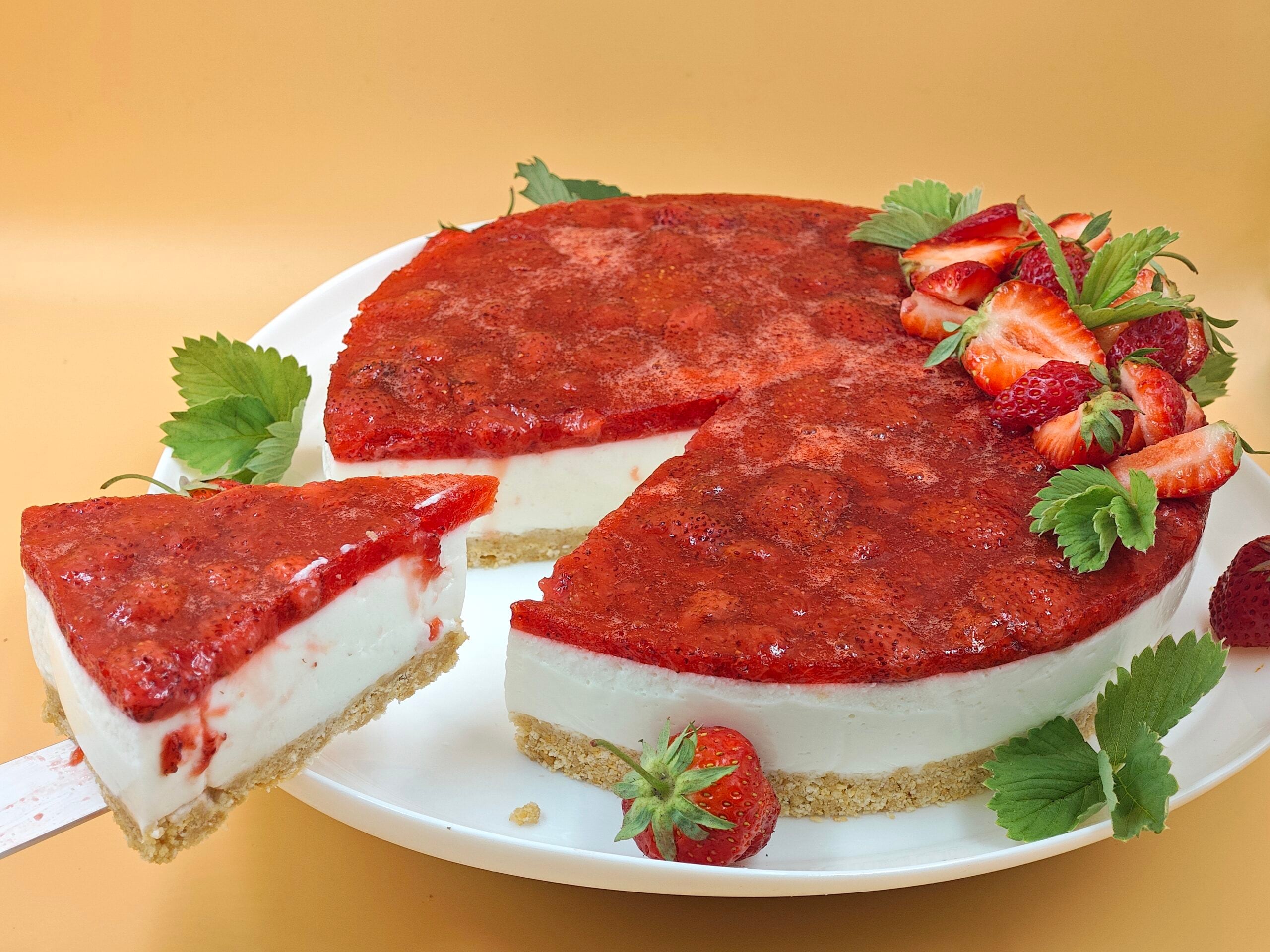 Strawberry Yogurt Cake