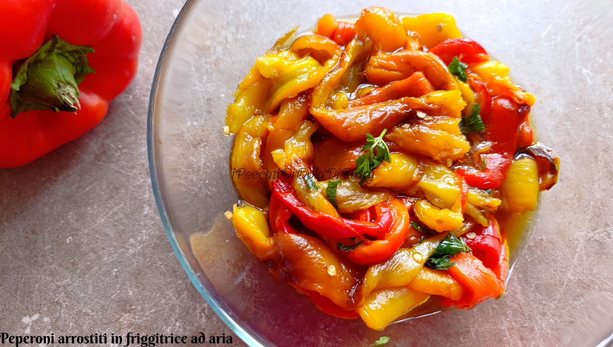 Roasted Peppers in Air Fryer