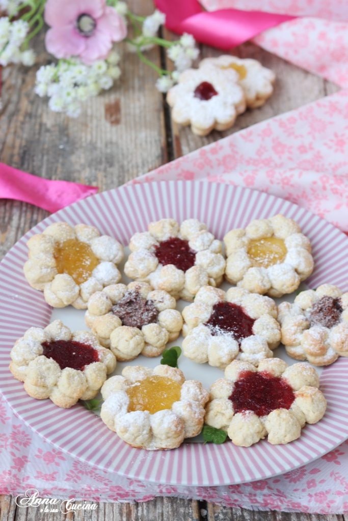Spring Blossom Filled Cookies