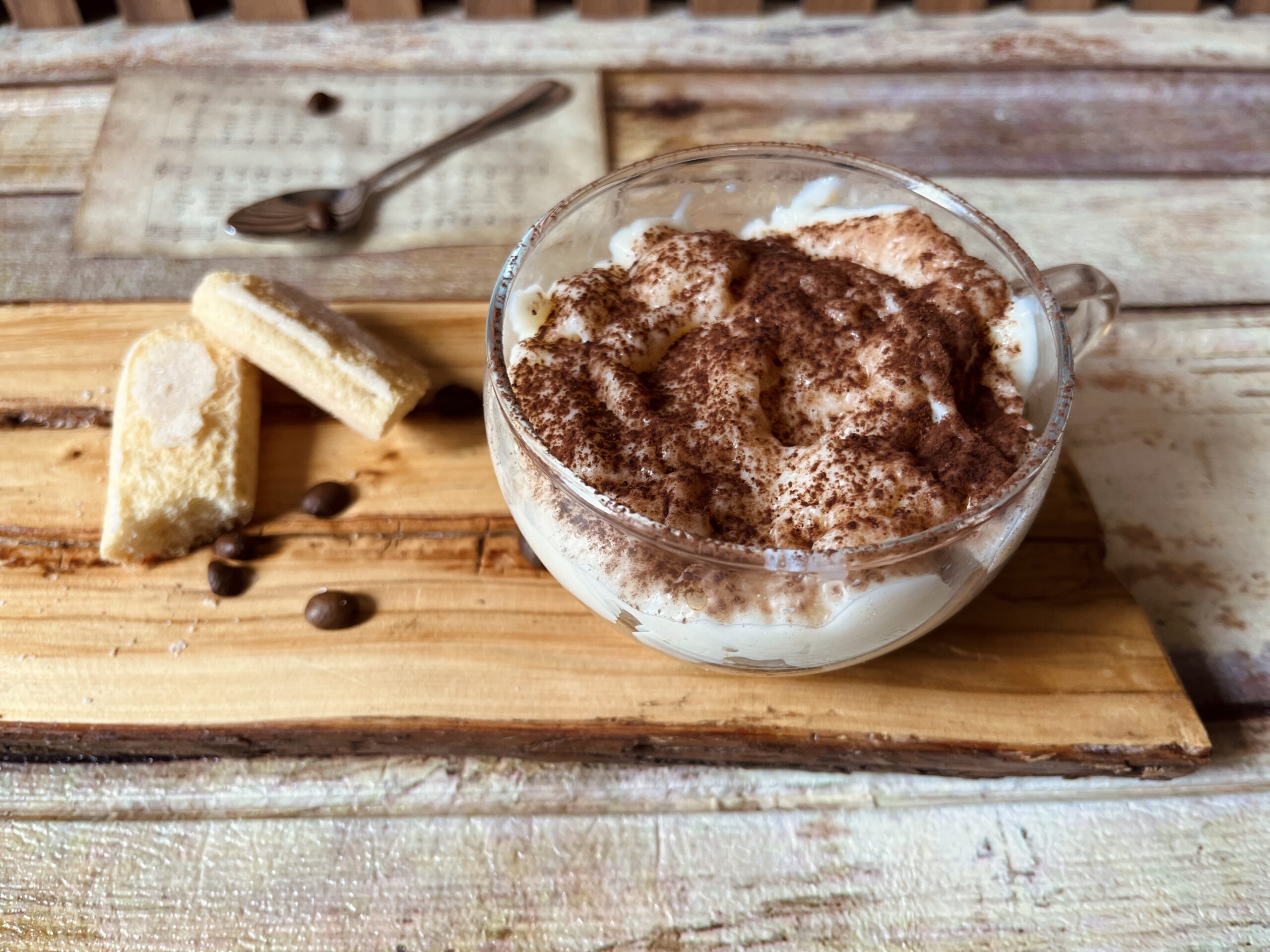 Tiramisu without mascarpone and without cream