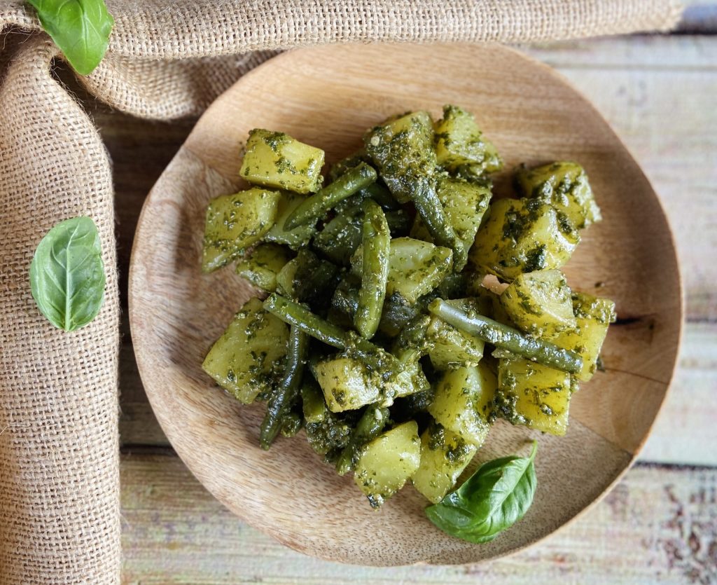 Potato Salad with Pesto and Green Beans