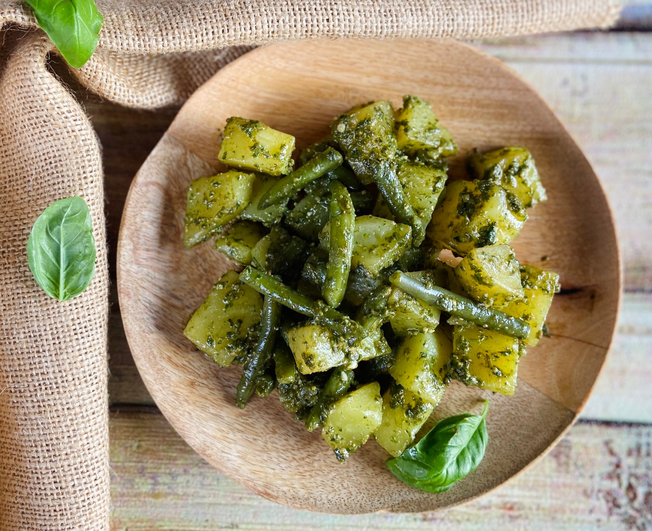 Potato Salad with Pesto and Green Beans