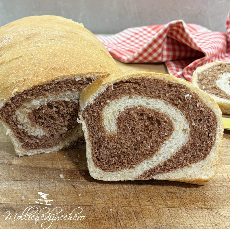 two-tone bread loaf