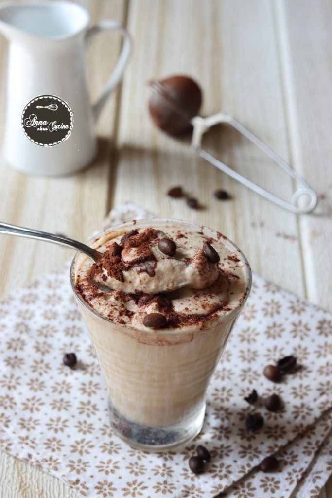 cold coffee cream with cream