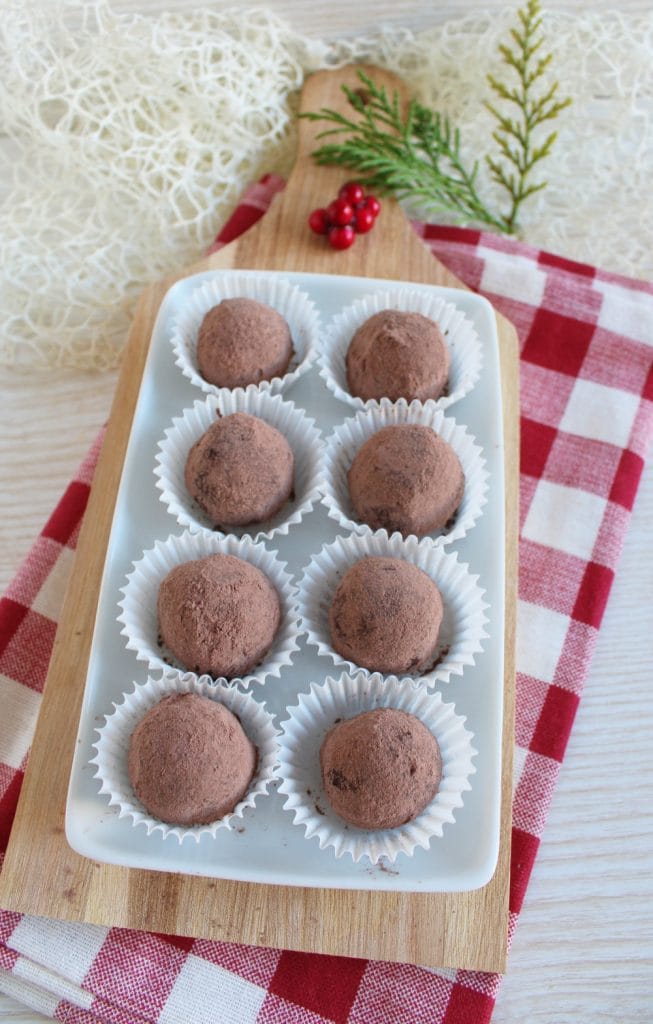 Nougat and Chocolate Truffles