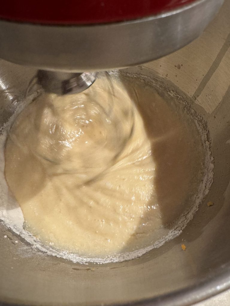 start incorporating the flour