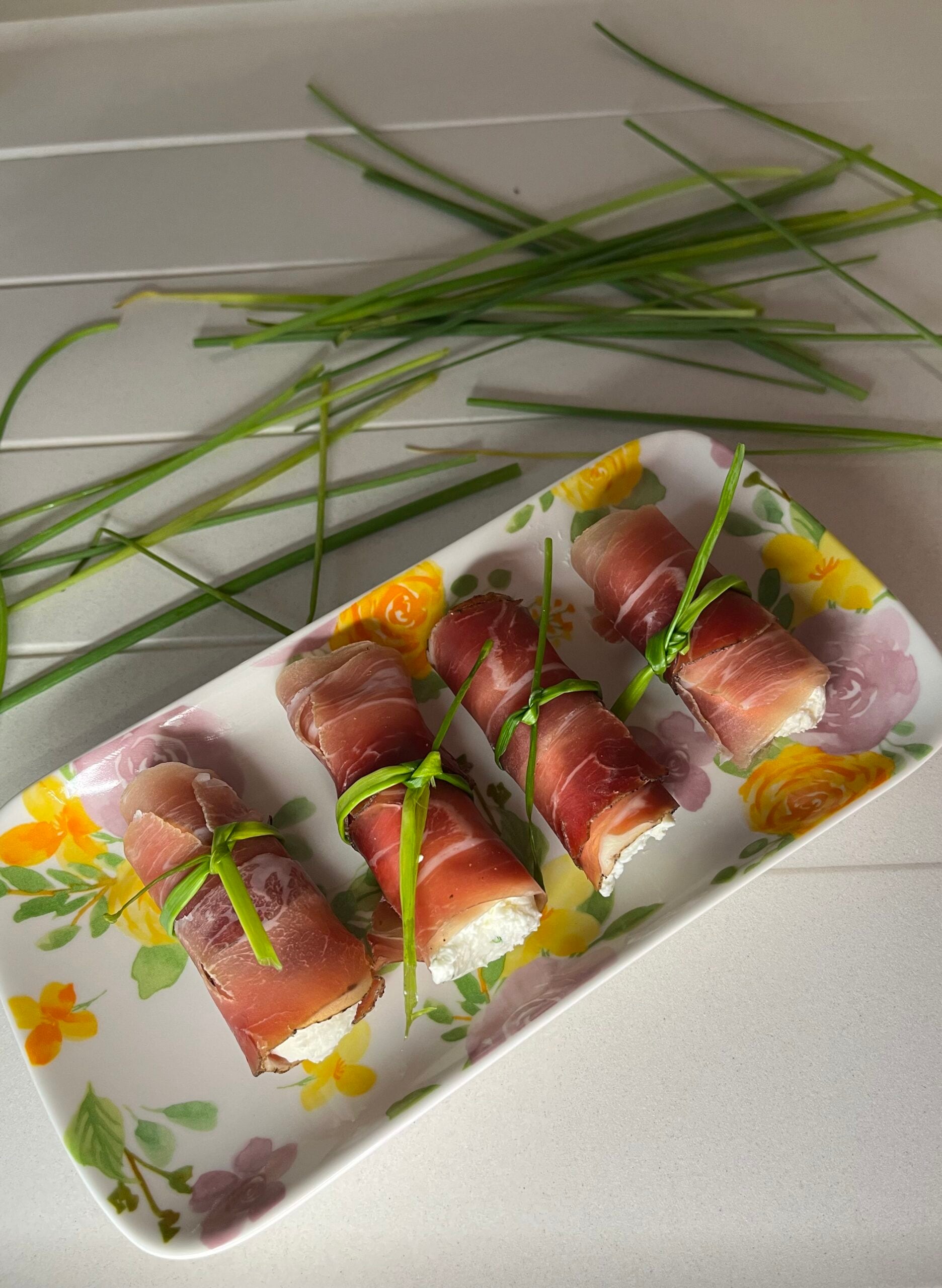 Speck and Goat Cheese Rolls
