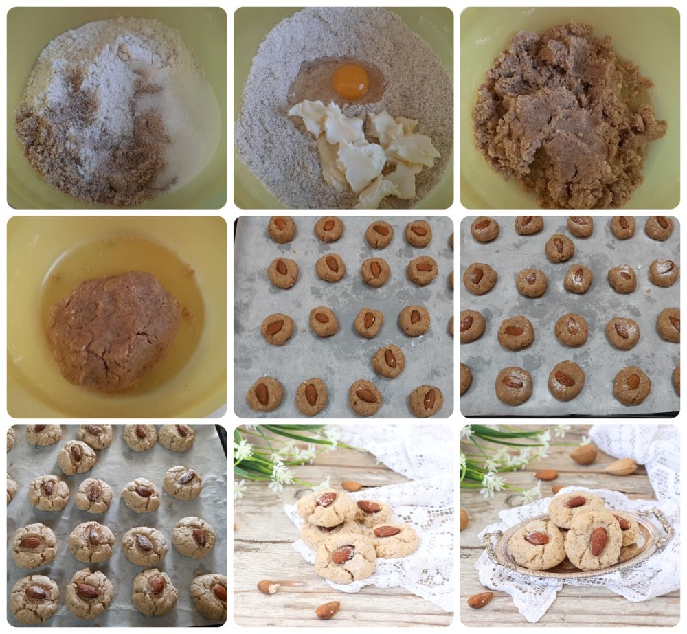 grandma's easy rustic almond cookies