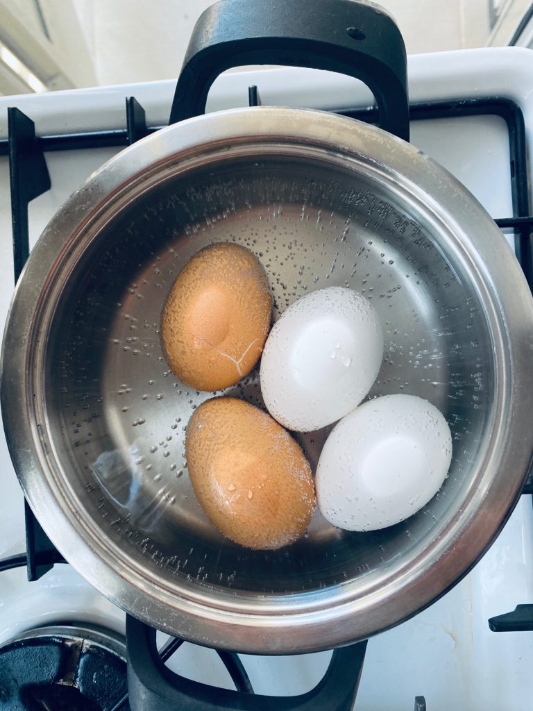 boiled eggs