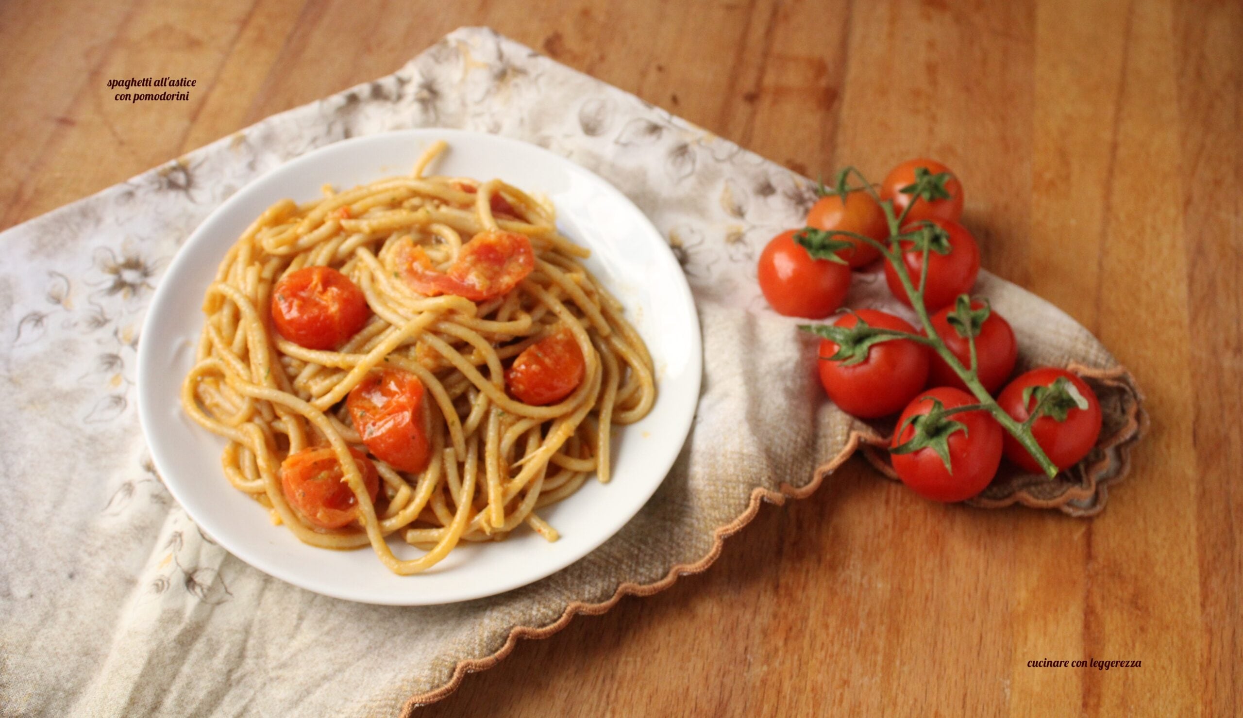 Lobster Spaghetti with Cherry Tomatoes