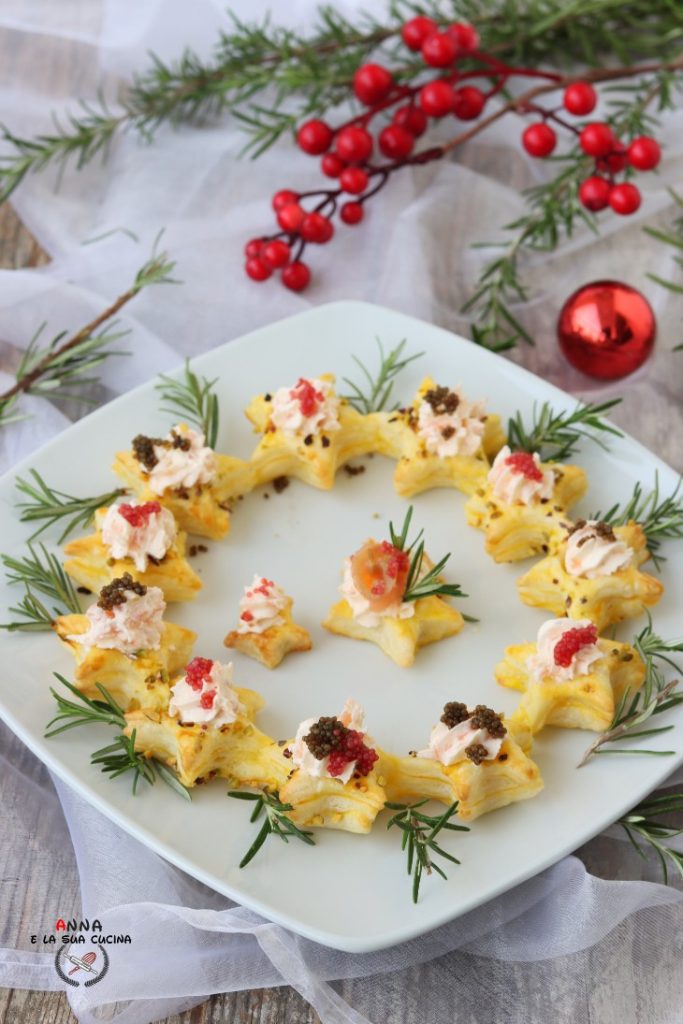 puff pastry stars christmas wreath appetizer recipe