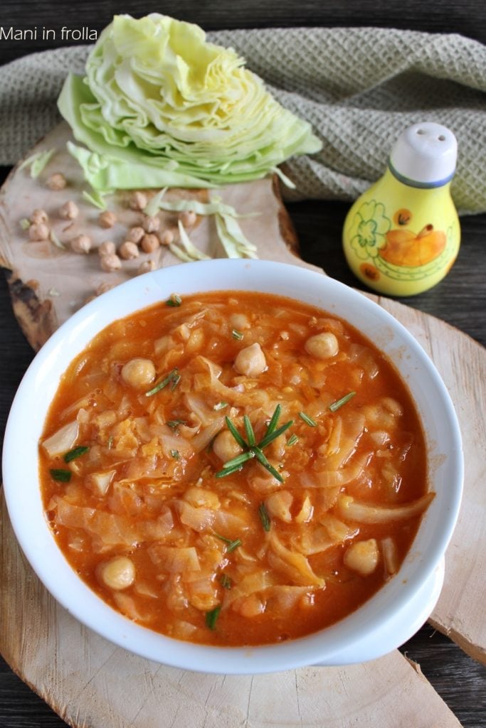 Cabbage and Chickpea Soup