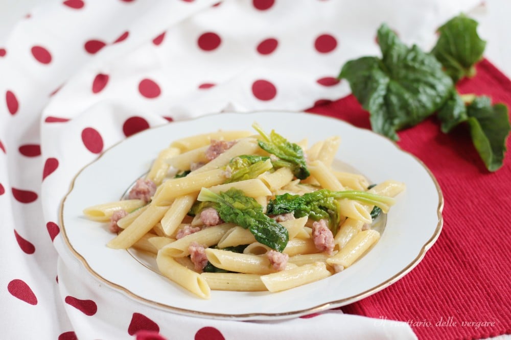 Penne with Spinach and Sausage