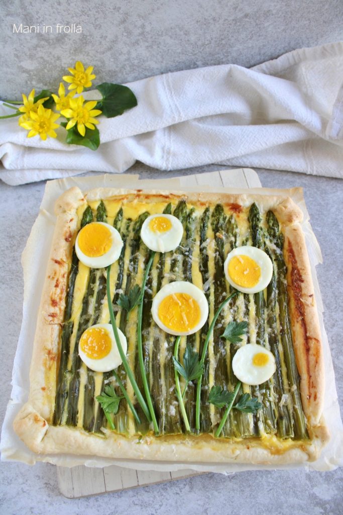 Savory Pie with Asparagus and Eggs