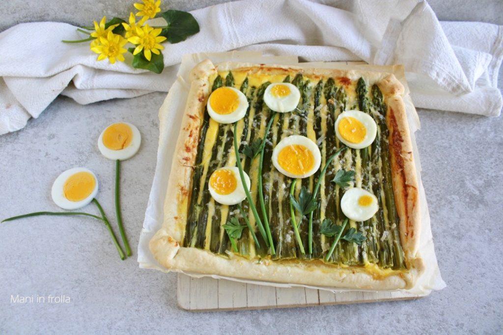 Savory Pie with Asparagus and Eggs