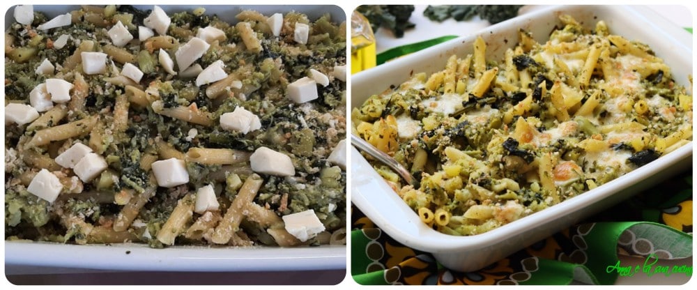 Baked Pasta with Potatoes and Broccoli