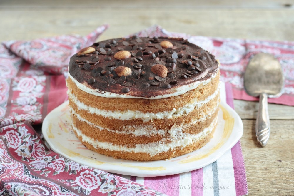 Tiramisu Cake with Sponge Cake