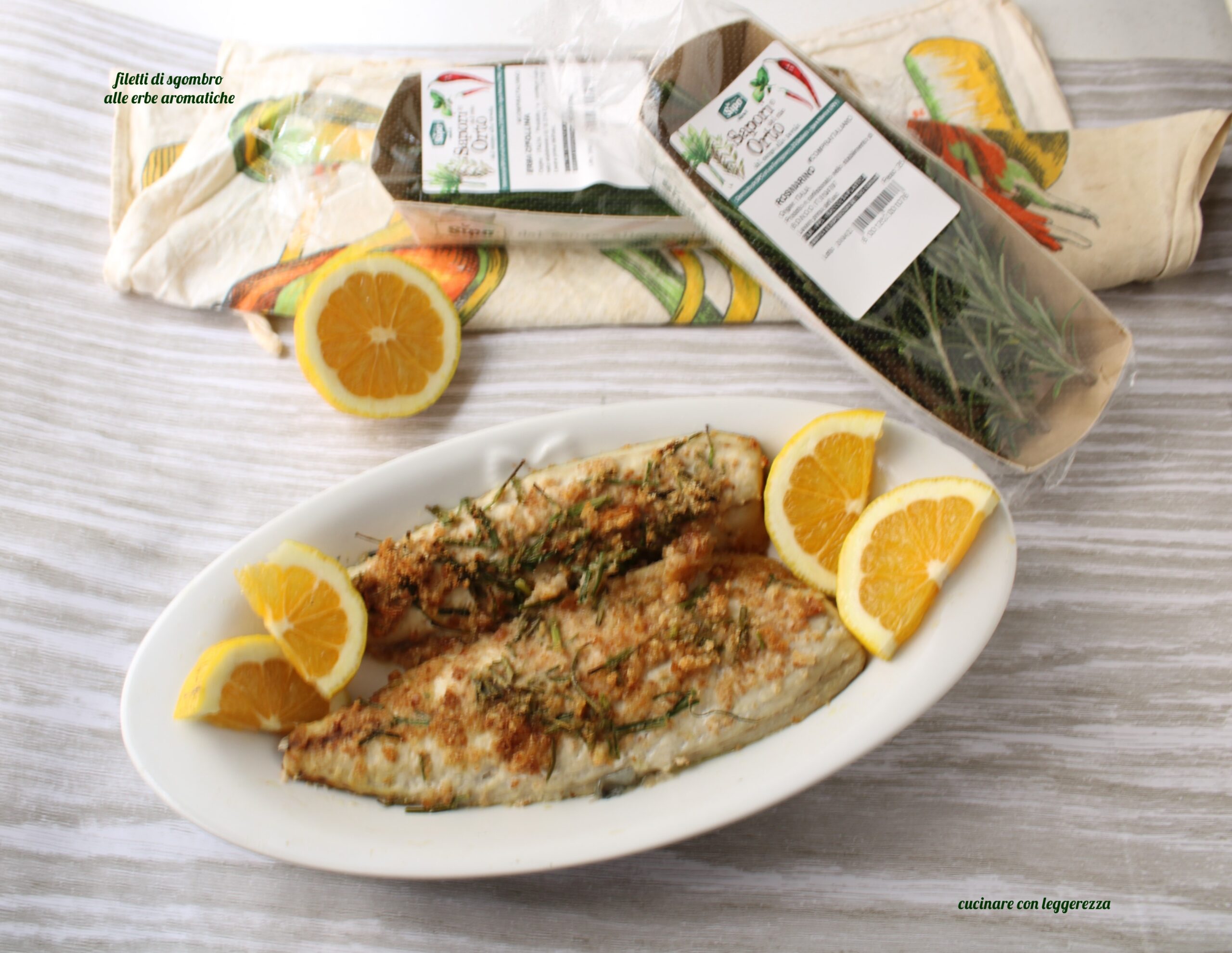 Mackerel Fillets with Herbs