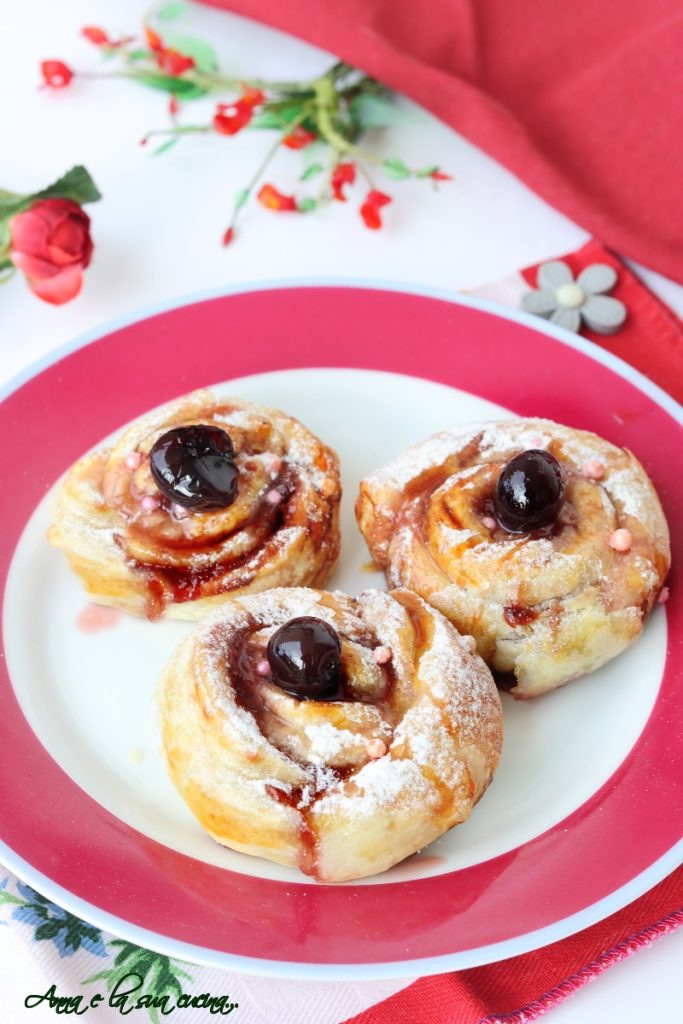 Puff Pastry Swirls with Raspberry and Black Cherry Jam