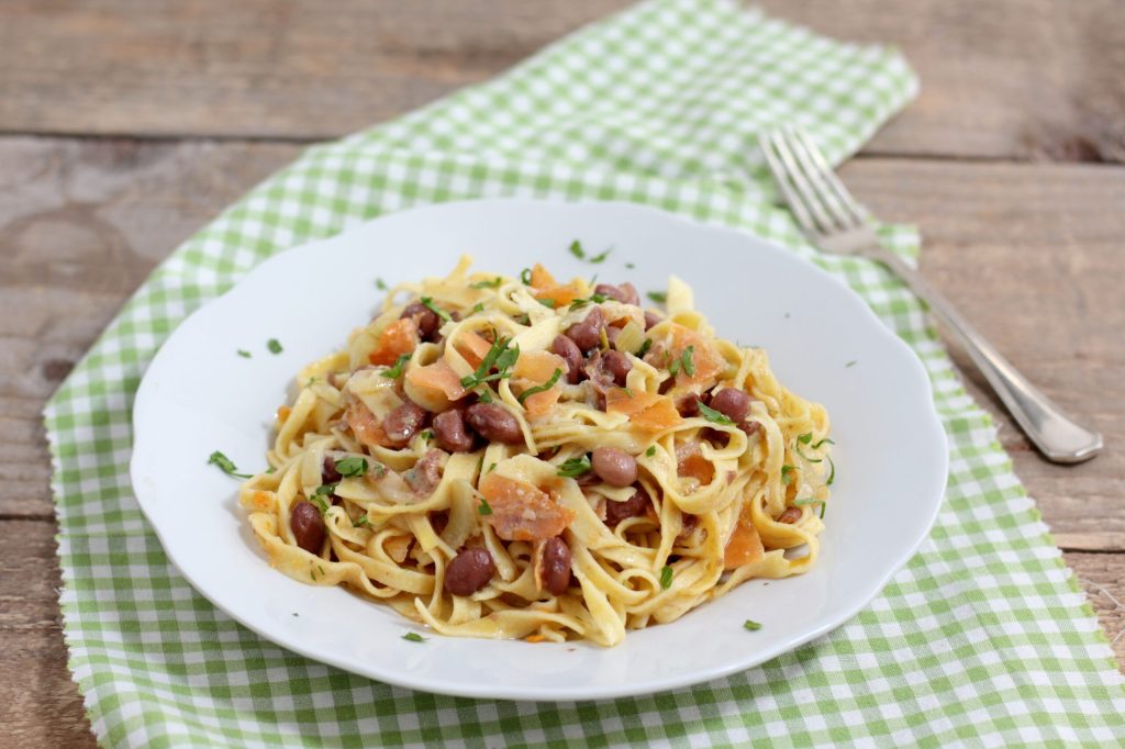 Tagliatelle with White Bean Sauce