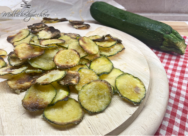 Baked Crispy Zucchini Chips