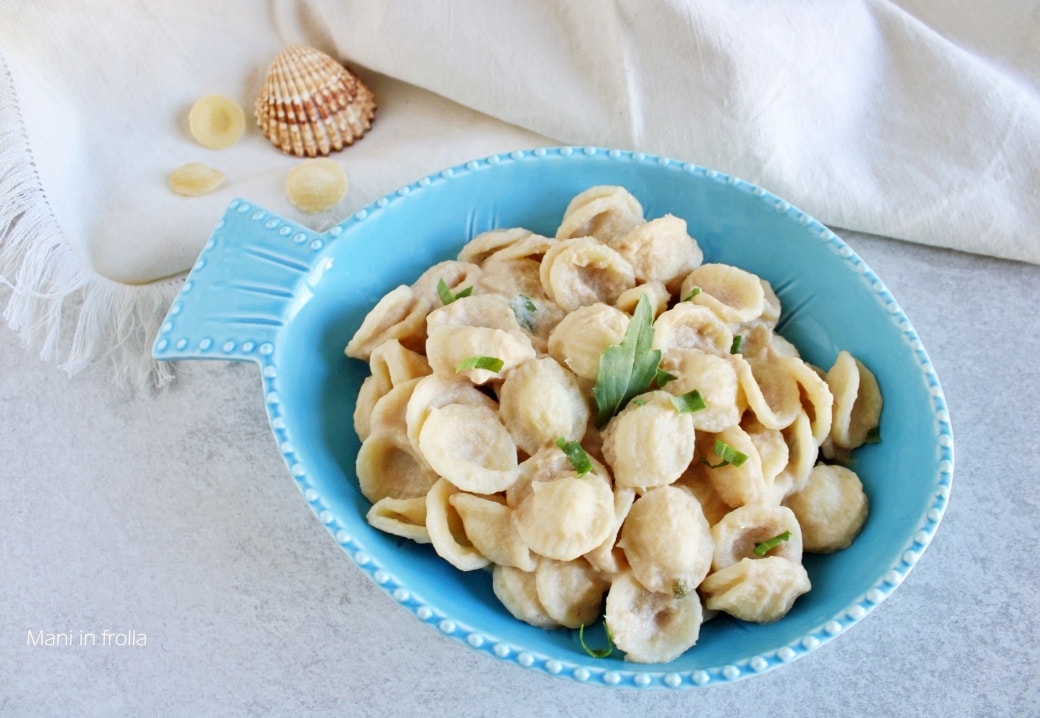 Orecchiette with Tuna Cream