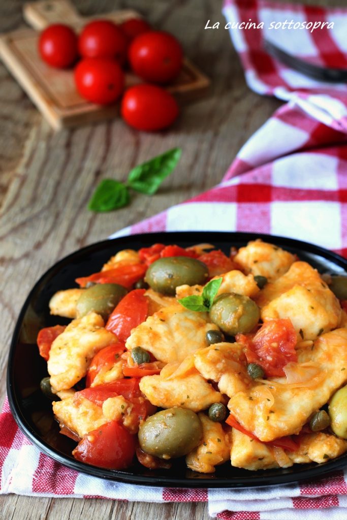 chicken with cherry tomatoes and olives