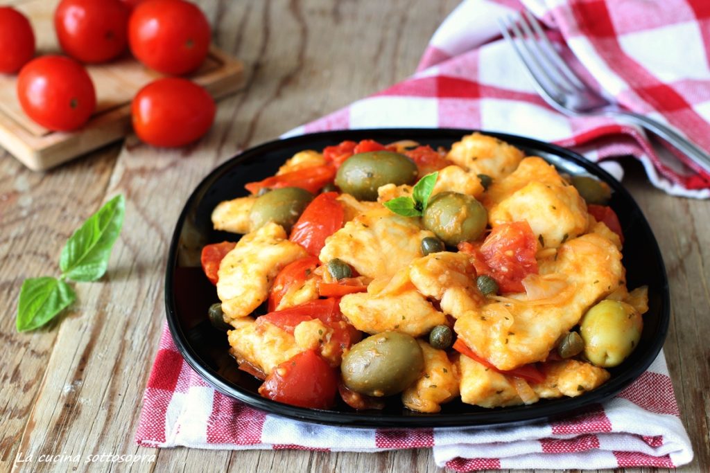 chicken with olives and cherry tomatoes