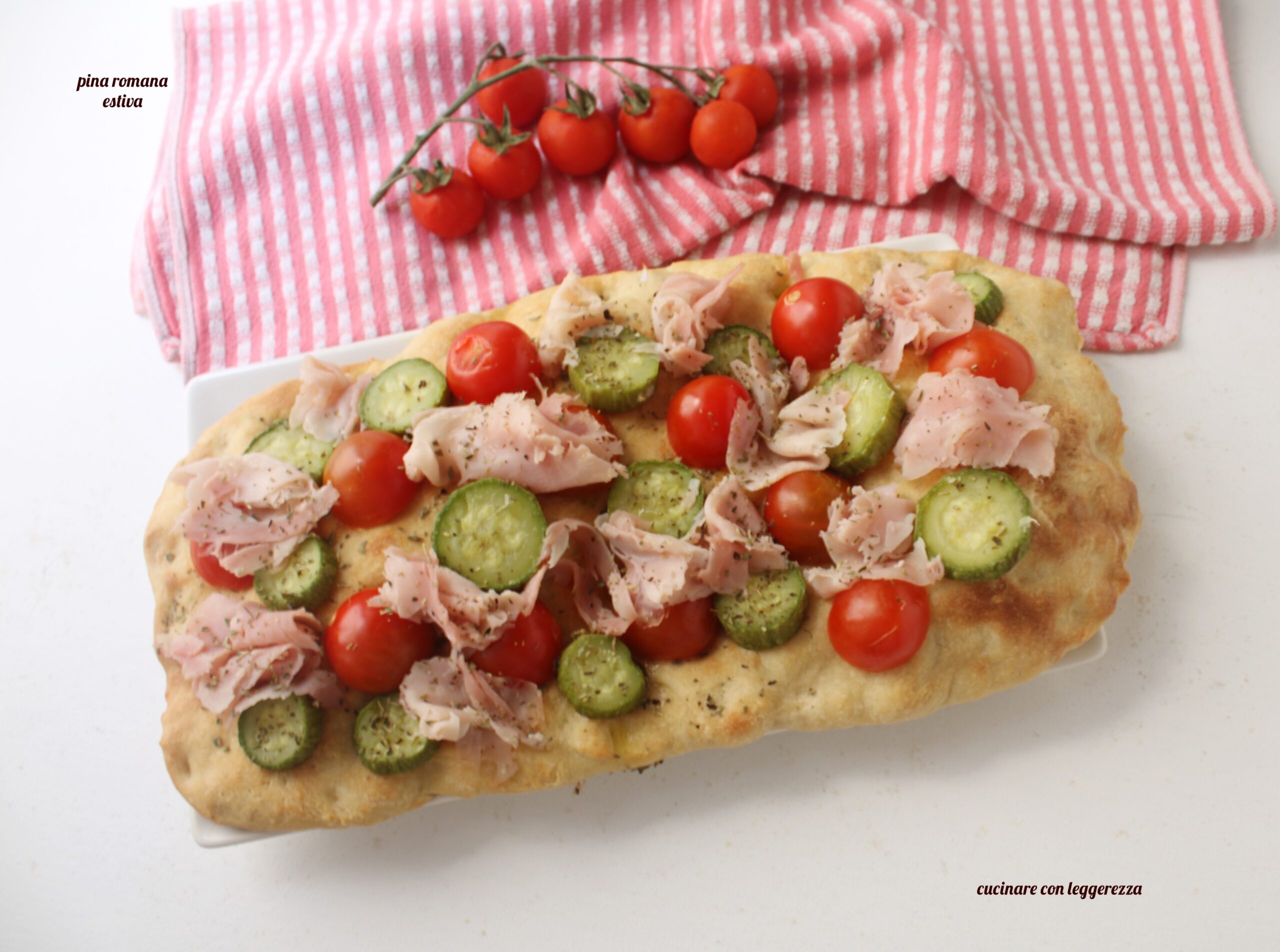 Summer Roman Pinsa – sourdough