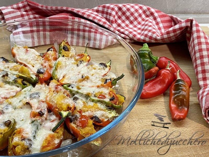 Stuffed Horn Peppers