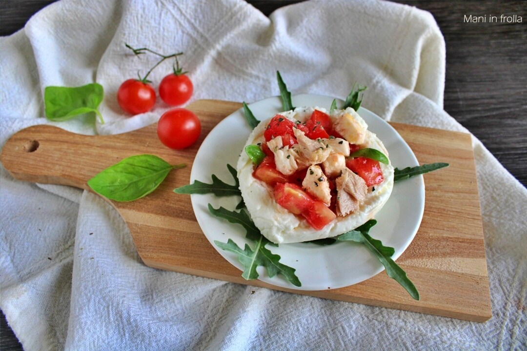 Stuffed Mozzarella with Tomatoes and Tuna
