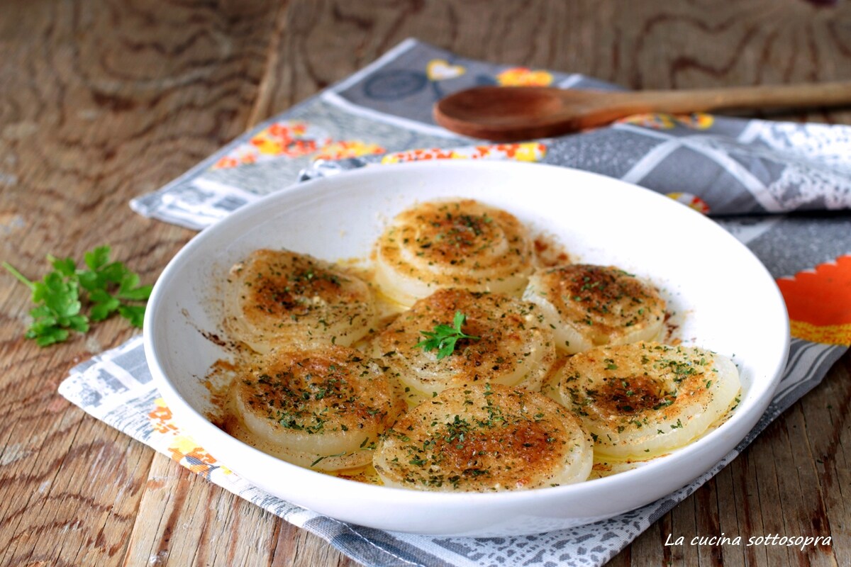 Oven-Baked Grated White Onions