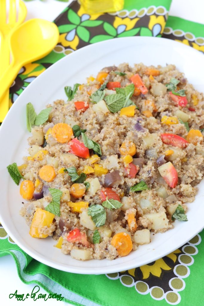 Quinoa Salad with Mixed Vegetables