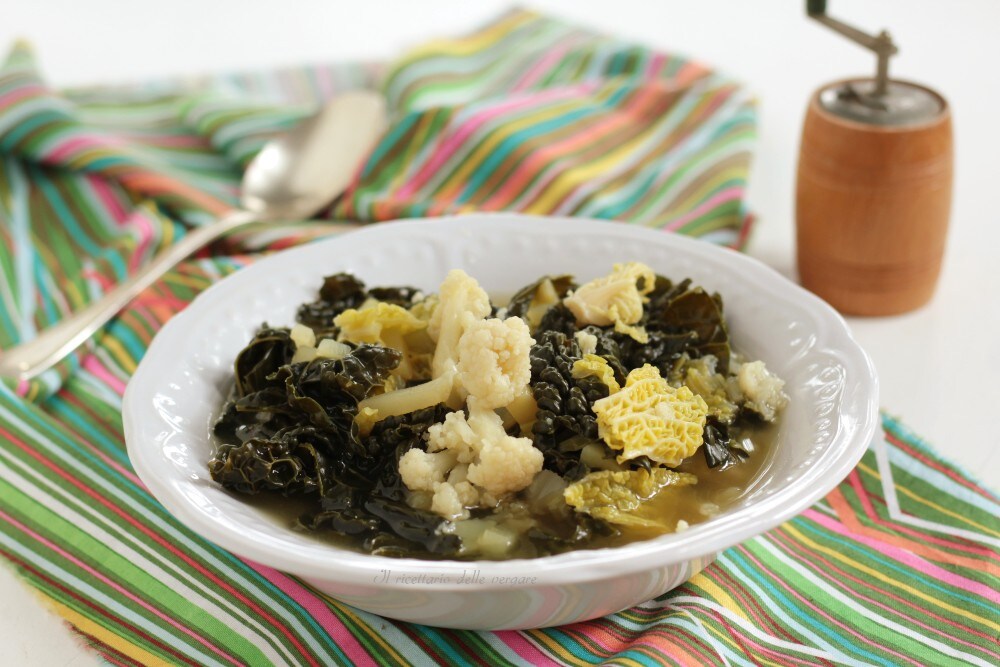 Kale and Savoy Cabbage Soup