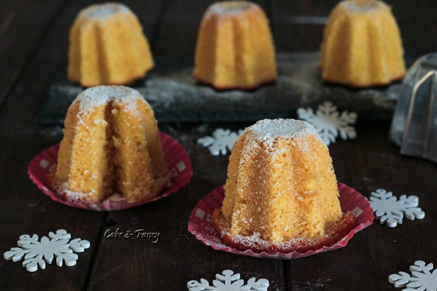 Orange Chiffon Cake Mini Pandoros