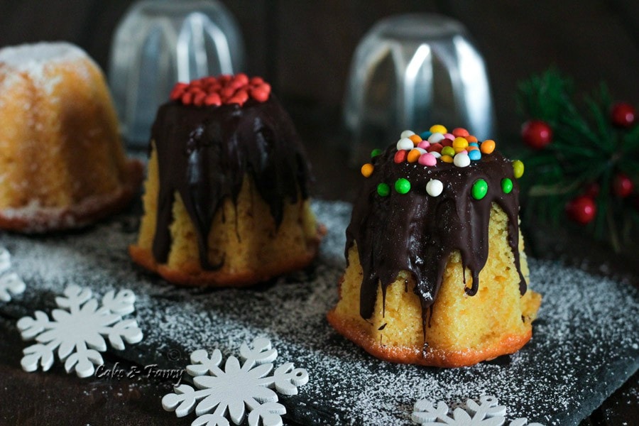 Orange Chiffon Cake Mini Pandoros