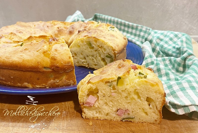 Savory Zucchini and Ham Bundt Cake