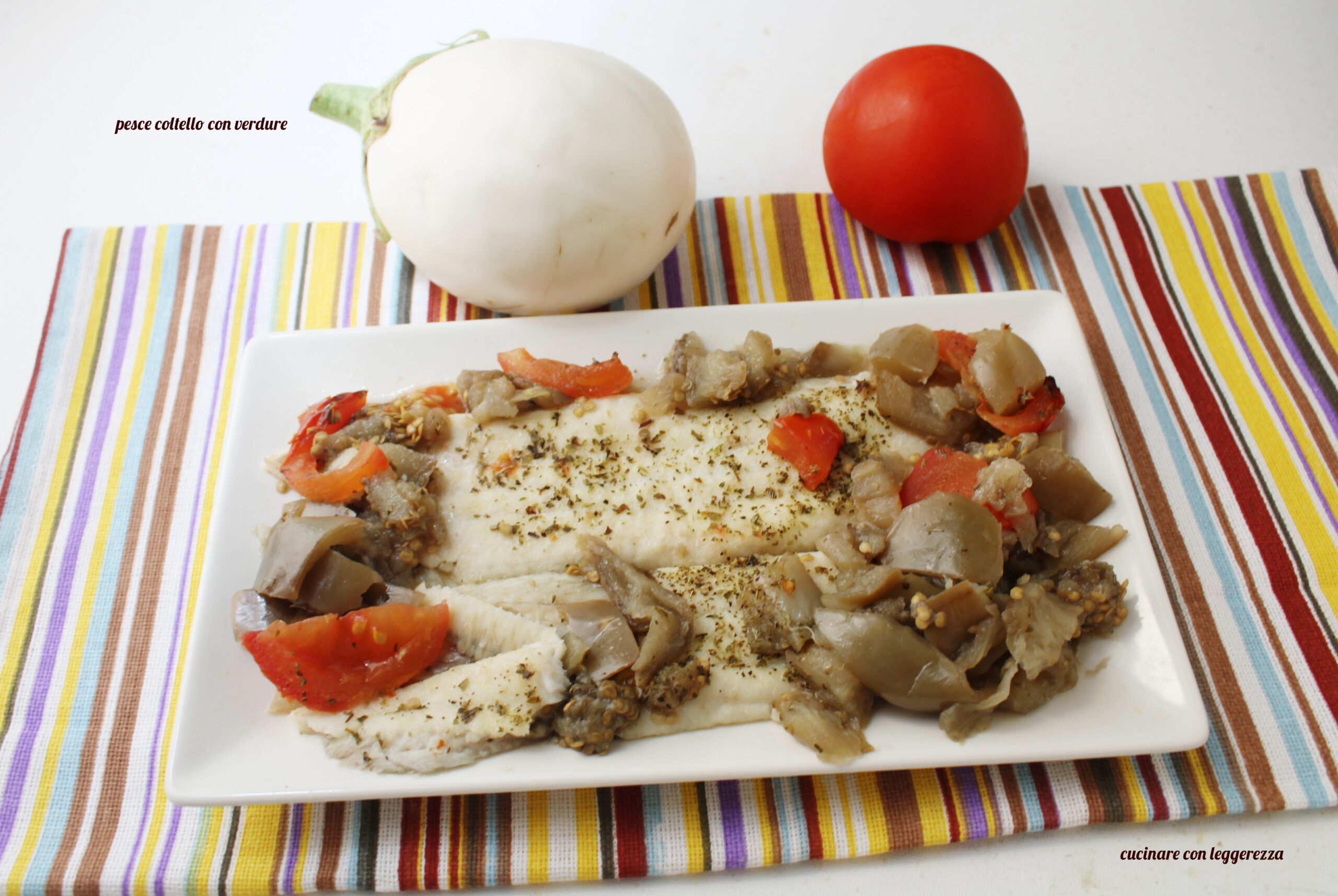 Knife Fish with Vegetables