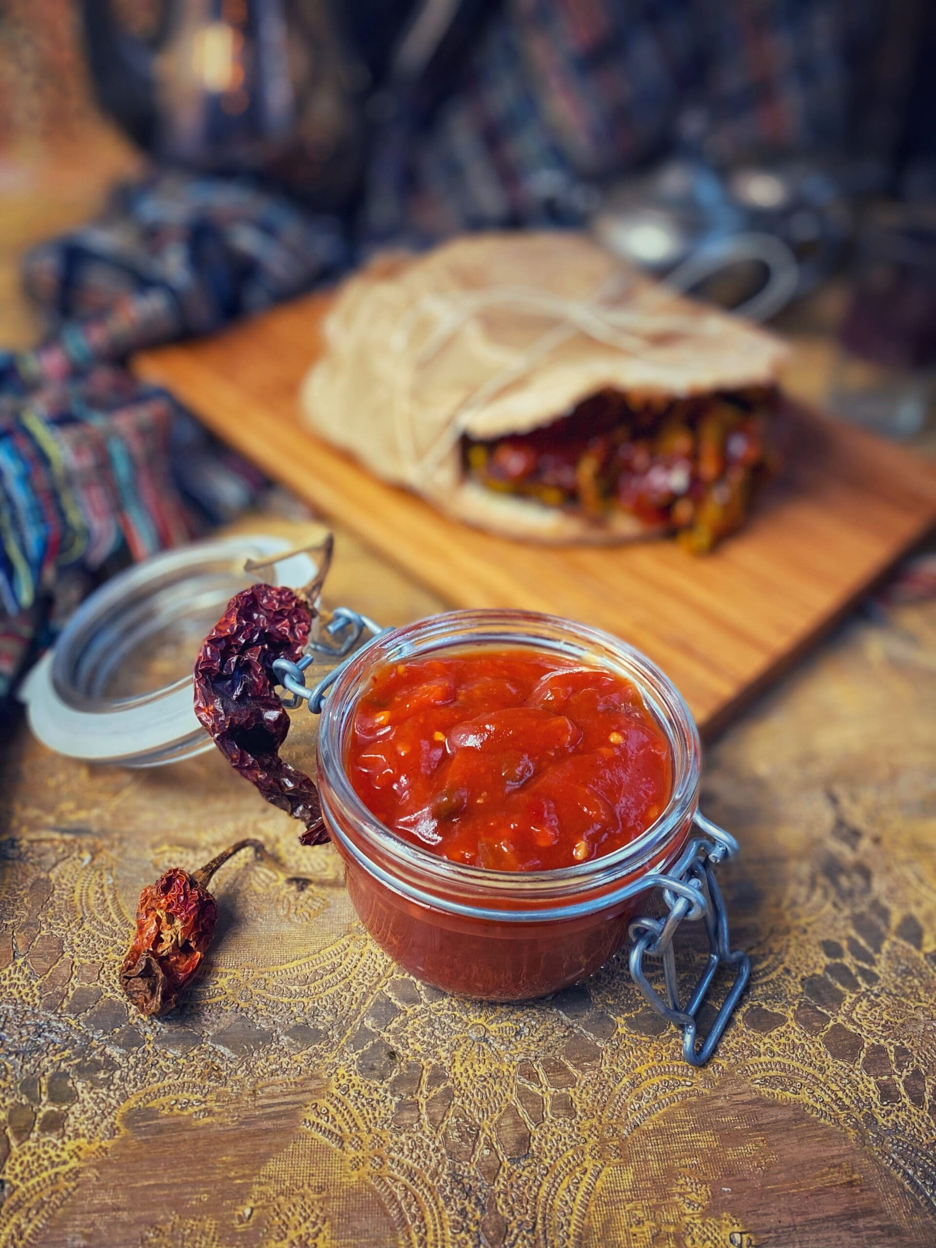 Shatta Sauce and Shawarma (Lebanon)