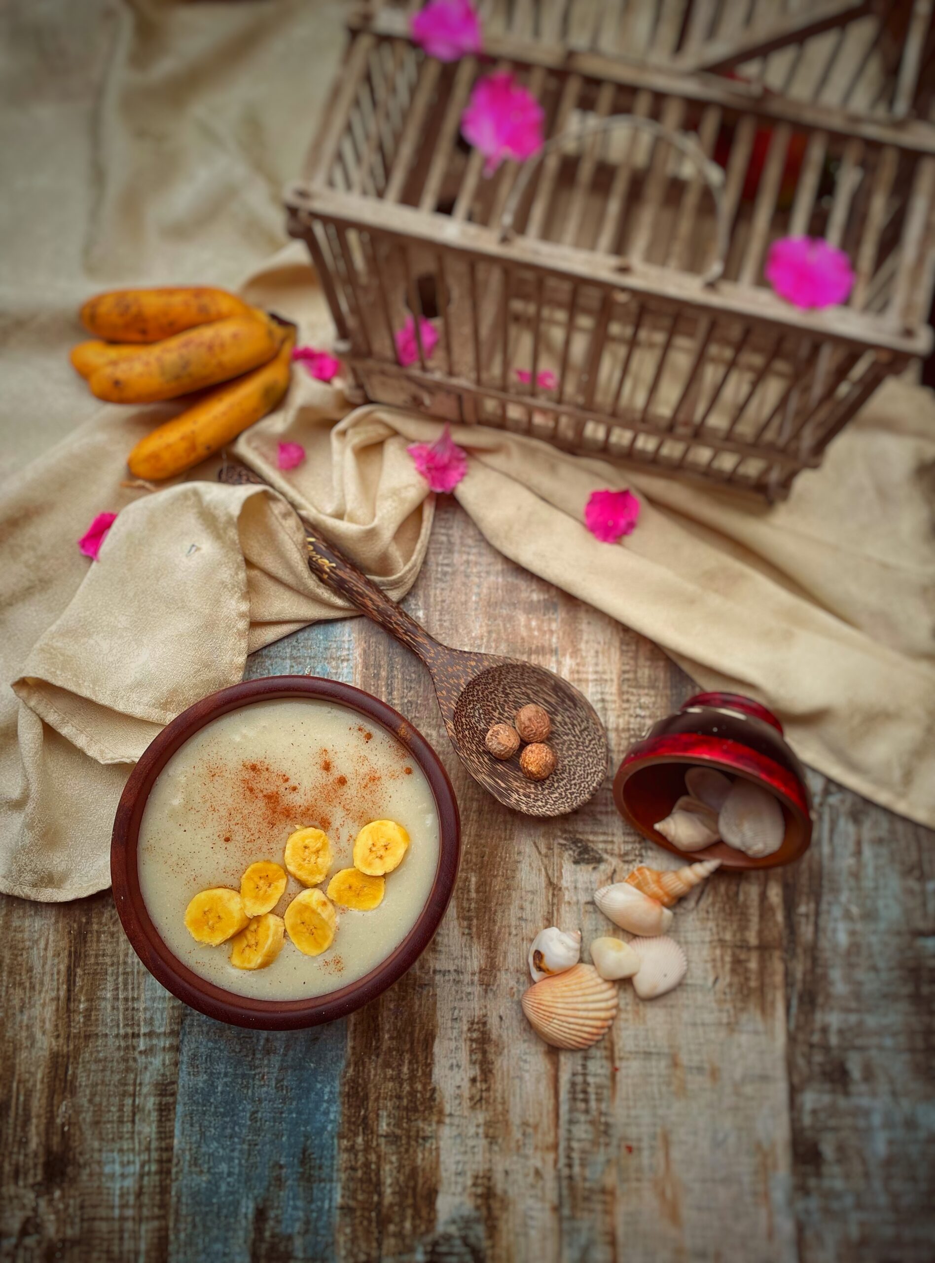 Jamaican Cornmeal Porridge with cornmeal
