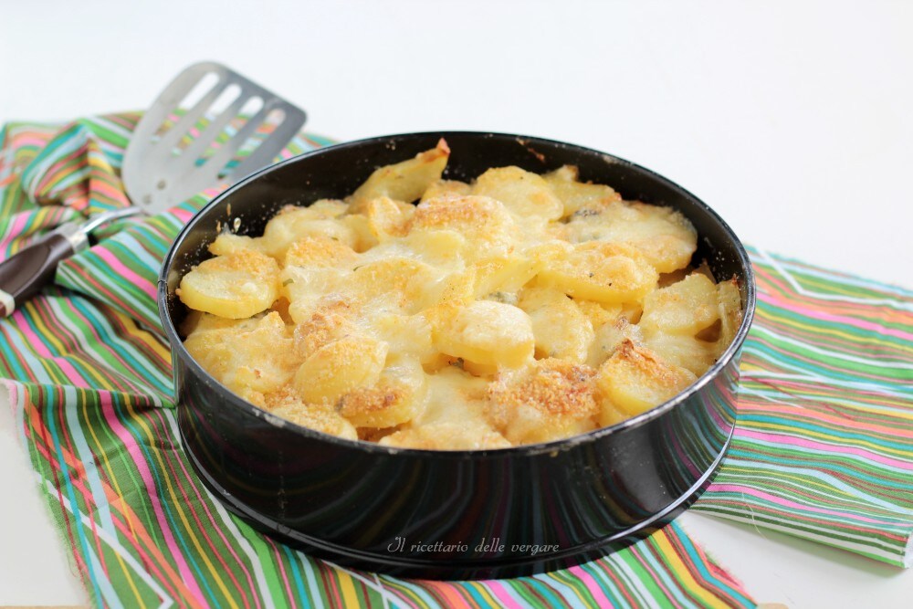 Potato Cake with Gorgonzola