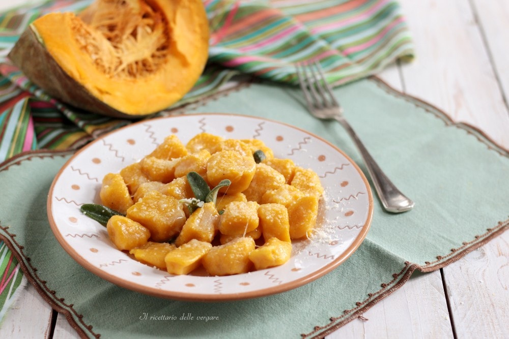 Pumpkin Gnocchi with Butter and Sage