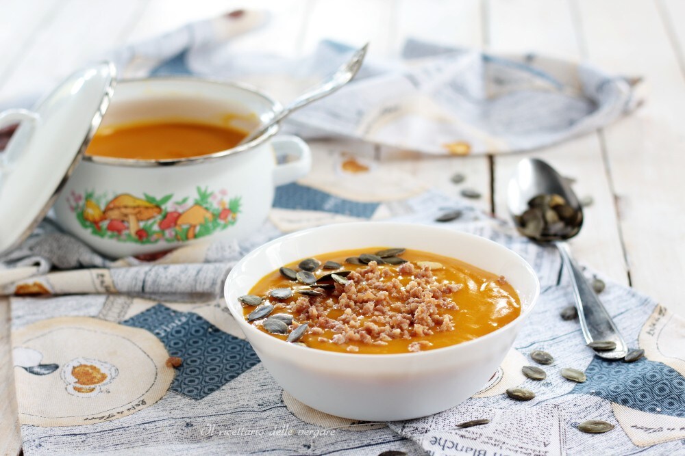 Pumpkin Cream with Sausage Crumbles