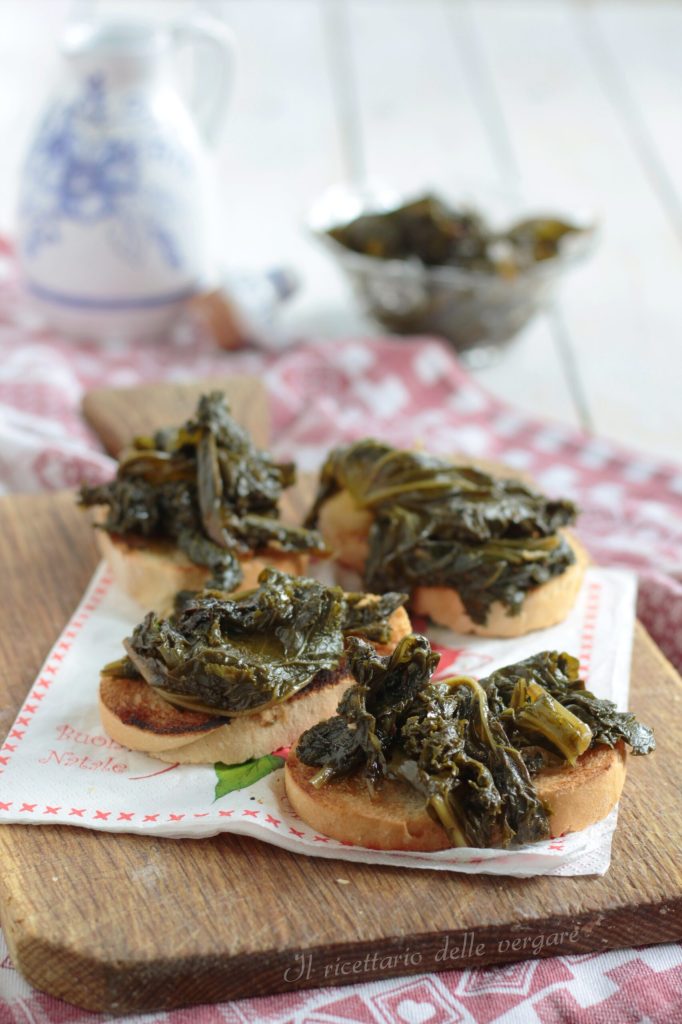 Croutons with Black Kale