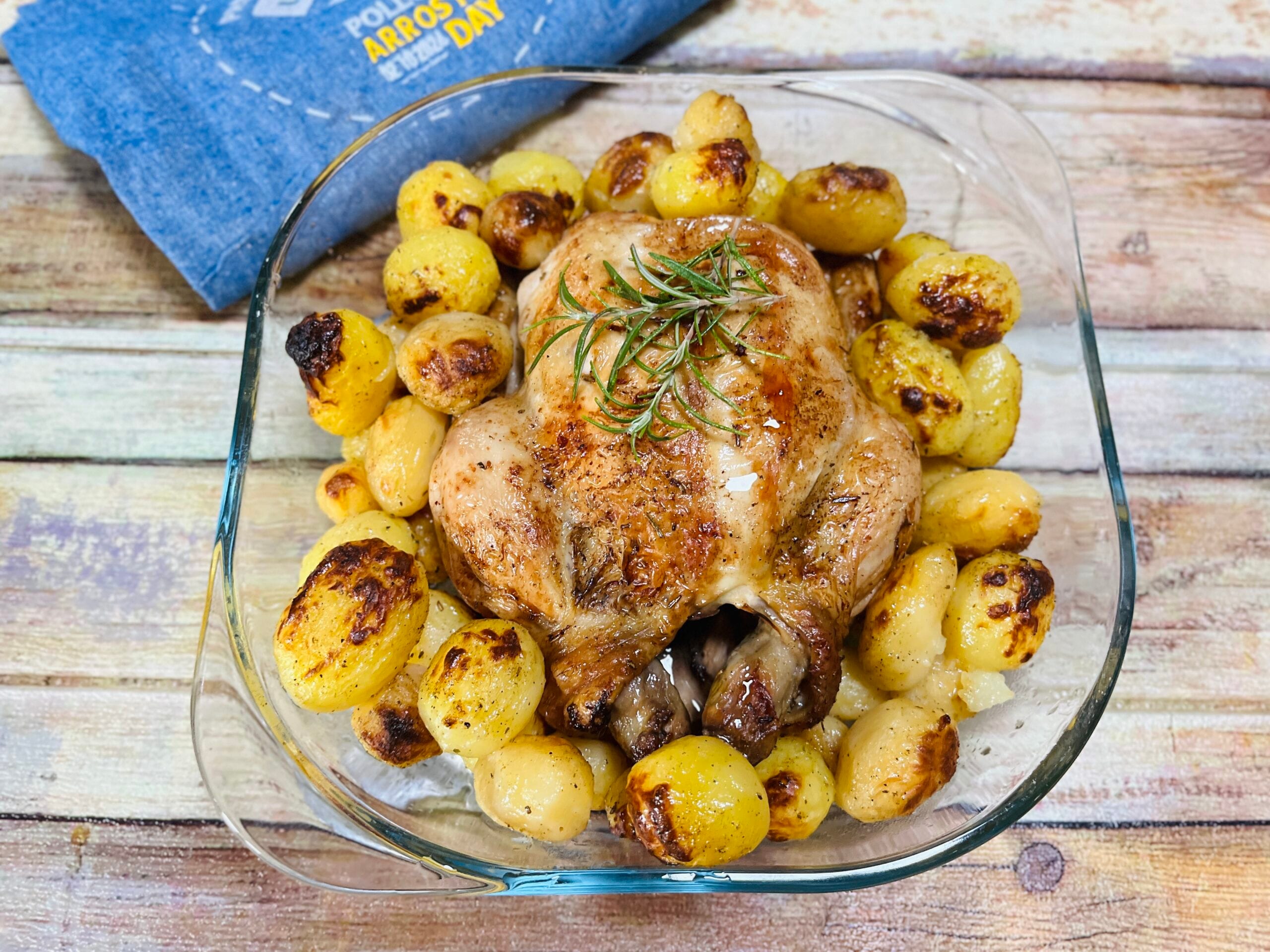 Roast Chicken with New Potatoes