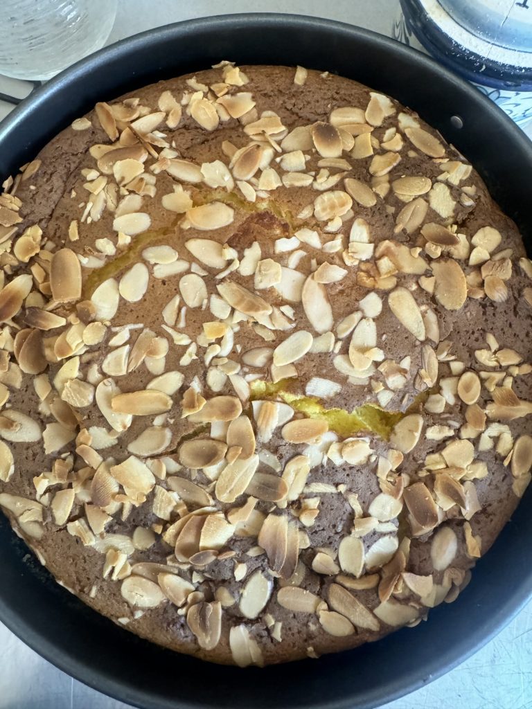 sugar-free orange bread baked